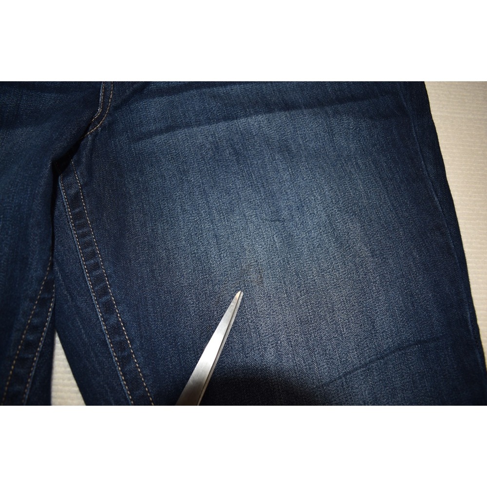Maurices Jeans Womens 18W Short Blue Bootcut Stretch Embroidered Pockets Denim - Picture 9 of 9